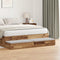 vidaXL - Lades - voor - Bed - Oud - Hout - 140x36,5x16,5 - cm - Geengineerd - Hout