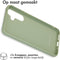 iMoshion Hoesje Geschikt voor Samsung Galaxy A54 (5G) Hoesje Siliconen - iMoshion Color Backcover - groen