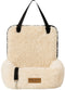 By Cee Cee Fluffy Autostoel - Hondenmand Auto - Veiligheidsriempje - Beige
