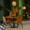 Light & Living Eettafel Biboca - Hout/Zwart - Ø120cm - Modern,Retro,Luxe