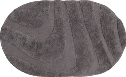 Badmat Beau - Grey Ovaal 60 x 100 cm