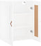 vidaXL - Wandkast - 69,5x34x90 - cm - bewerkt - hout - wit