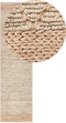 Vloerkleed TELLIKAYA Beige 80 x 300 cm Jute