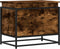 vidaXL - Opbergbox - met - deksel - 60x40x51,5 - cm - bewerkt - hout - gerookt - eiken