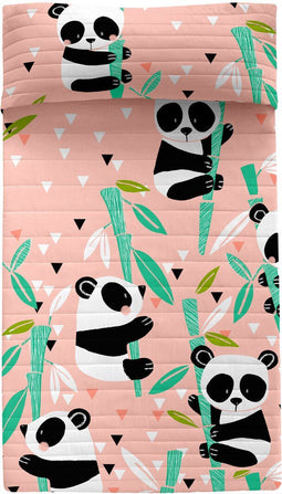 Sprei HappyFriday Moshi Moshi Roze 200 x 260 cm Pandabeer