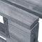 vidaXL - Tuinhocker - pallet - hout - grijs