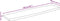 vidaXL - Tafelblad - met - natuurlijke - rand - 160x40x2,5 - cm - massief - mangohout