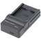 Charger suitable for Panasonic DMW-BCK7, DMW-BCK7E, battery charging station with micro USB connecti