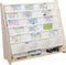O'Liv Kinderboekenrek - Kinderboekenkast - Massief Hout + Katoen - W90 x D35 x H85 cm