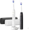 Philips Sonicare 6500 - Elektrische Tandenborstel - Sensitive-opzetborstel - Zwart&Wit (2 stuks)
