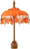 J-Line parasol Dayu - katoen/hout - oranje - small
