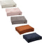 Designed by Lotte Ribbed - Hondenkussen - Ribstof - Lichtgrijs - 70x55x15 cm