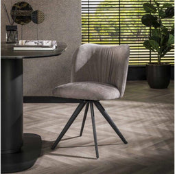 Eetkamerstoel Castro Jeans - grijs (set van 2)