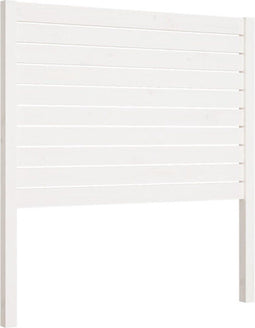 vidaXL - Hoofdbord - 96x4x100 - cm - massief - grenenhout - wit