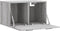 vidaXL - Wandkast - 60x36,5x35 - cm - bewerkt - hout - grijs - sonoma - eikenkleurig