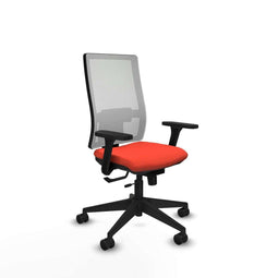 Piqueras y Crespo 3D066N0 - Bureaustoel - Verstelbare hoogte met armleuning - Donker oranje
