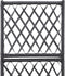 vidaXL - Latwerkplantenbak - verhoogd - met - 1 - pot - 30x30x107 - cm - rattan - bruin