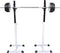 vidaXL - Halter-/squatrek - met - halterset - 30,5 - kg