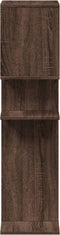 vidaXL - Kamerscherm - / - boekenkast - 92x29x112 - cm - hout - bruin - eikenkleur