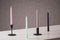 Housevitamin Swirl kaarsen grijs set van 4 - 20 cm - Twisted Candle – Twirl Candle - Gedraaide Kaarsen