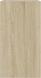 Schoenenkast 60x34x63,5 cm bewerkt hout sonoma eikenkleurig