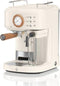 Swan One Touch Espressomachine – Gemalen Koffie & Koffiepads – Wit