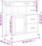 vidaXL - Keukentrolley - MONZA - 84x40x90 - cm - massief - grenenhout