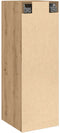 vidaXL - Tv-meubelen - 2 - st - 30,5x30x90 - cm - bewerkt - hout - artisanaal - eiken