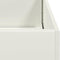 vidaXL - Plantenbak - 120x40x40 - cm - koudgewalst - staal - wit