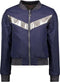 B. Nosy Kids - Meisjes Jas - Reversibel bomberjack met v-vormig detail - Maat 110
