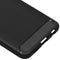 Hoesje Siliconen Geschikt voor Xiaomi Redmi Note 9 Pro / Redmi Note 9S - Brushed Backcover - Zwart