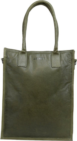 DSTRCT Preston Park - Laptoptas - Gewatteerd 15,6 inch vak - Groen