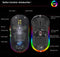 HXSJ T90 - Draadloze Gaming Muis - 2,4G + Bluetooth - RGB Verlichting - Zwart
