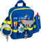 Klein Toys politieagent rugzak - 28x25x8,5 cm - incl. accessoires en verstelbare riemen - blauw geel