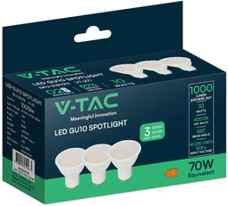 V-TAC VT-271 - GU10 LED spot - 10W - melkachtige kap
