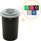 Plafor Prullenbak 50L - Afval scheiden - Rond design - Grijs