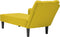 vidaXL - Chaise - longue - met - rechterarmleuning - fluweel - geel
