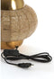 Light & Living Tafellamp Cetara - Kralen - 26cm - Goud