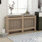vidaXL Radiatorombouw 172x19x81 cm MDF zwart