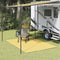 vidaXL - Tenttapijt - 250x200 - cm - HDPE - beige