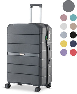 SKYCASES Urban Adventurer - Grote Reiskoffer - 110L - Cijferslot - 49x30x75cm - Antraciet V2