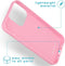 iMoshion Hoesje Geschikt voor iPhone 13 Pro Hoesje Siliconen - iMoshion Color Backcover - Roze