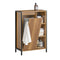 SoBuy BZR65-PF - Smalle Badkamer Opbergkast - Vrijstaand met Uitneembare Wasmand - Bruin - 60x30x90 cm