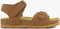 vty Cognac sandaal - Platte sandalen - Maat 25 - Cognac