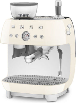 Smeg EGF03CREU - Espressomachine met bonenmaler - 19 bar druk - Crème