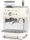 Smeg EGF03CREU - Espressomachine met bonenmaler - 19 bar druk - Crème