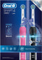 Oral-B Smart 4 4900 - Elektrische tandenborstel - Poetsdruksensor en 2 min. timer - Zwart (2 stuks)