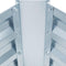 tectake® Verhoogde Plantenbak - Weerbestendig Staal - 120 x 90 x 57 cm - Grijs