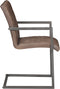 vidaXL - Eetkamerstoelen - 2 - st - echt - leer - bruin