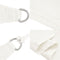 vidaXL - Zonnezeil - 160 - g/m² - 2x5 - m - HDPE - wit